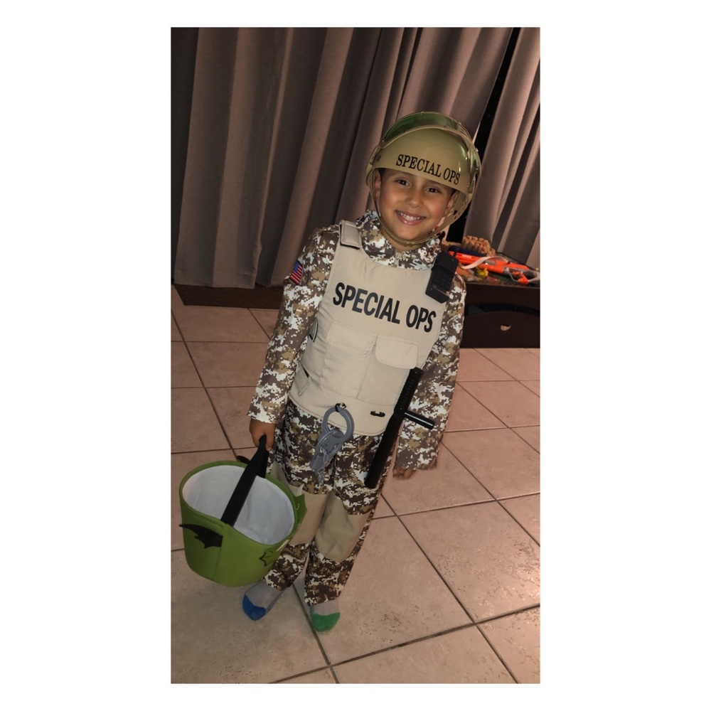 Special ops army costume boys 6-7
